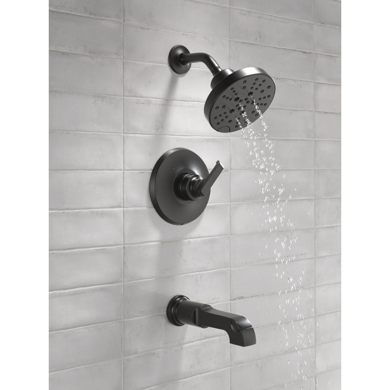 Delta Tetra Bathtub Faucet Trim Kit, Bathtub Faucet Set, Shower Head
